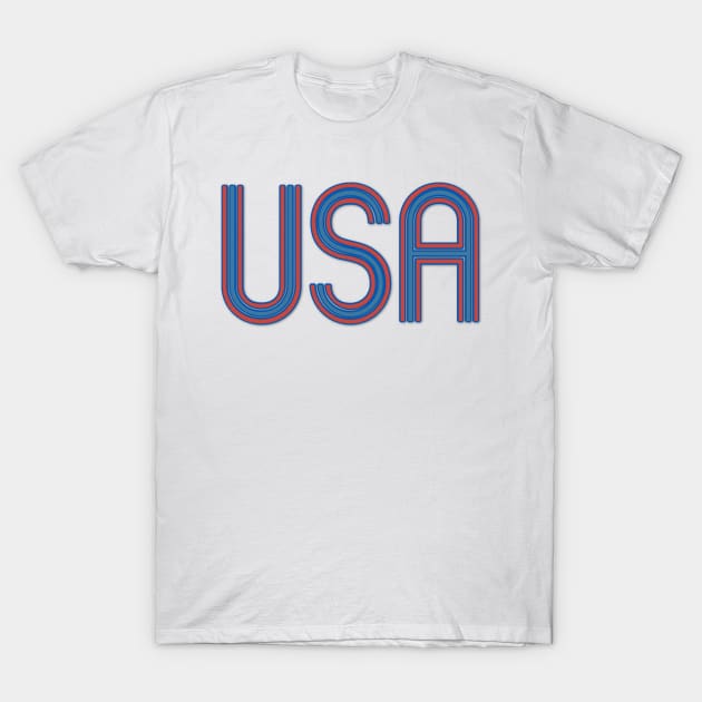 4th of July Happy Birthday USA T-Shirt by DesignsbyZazz